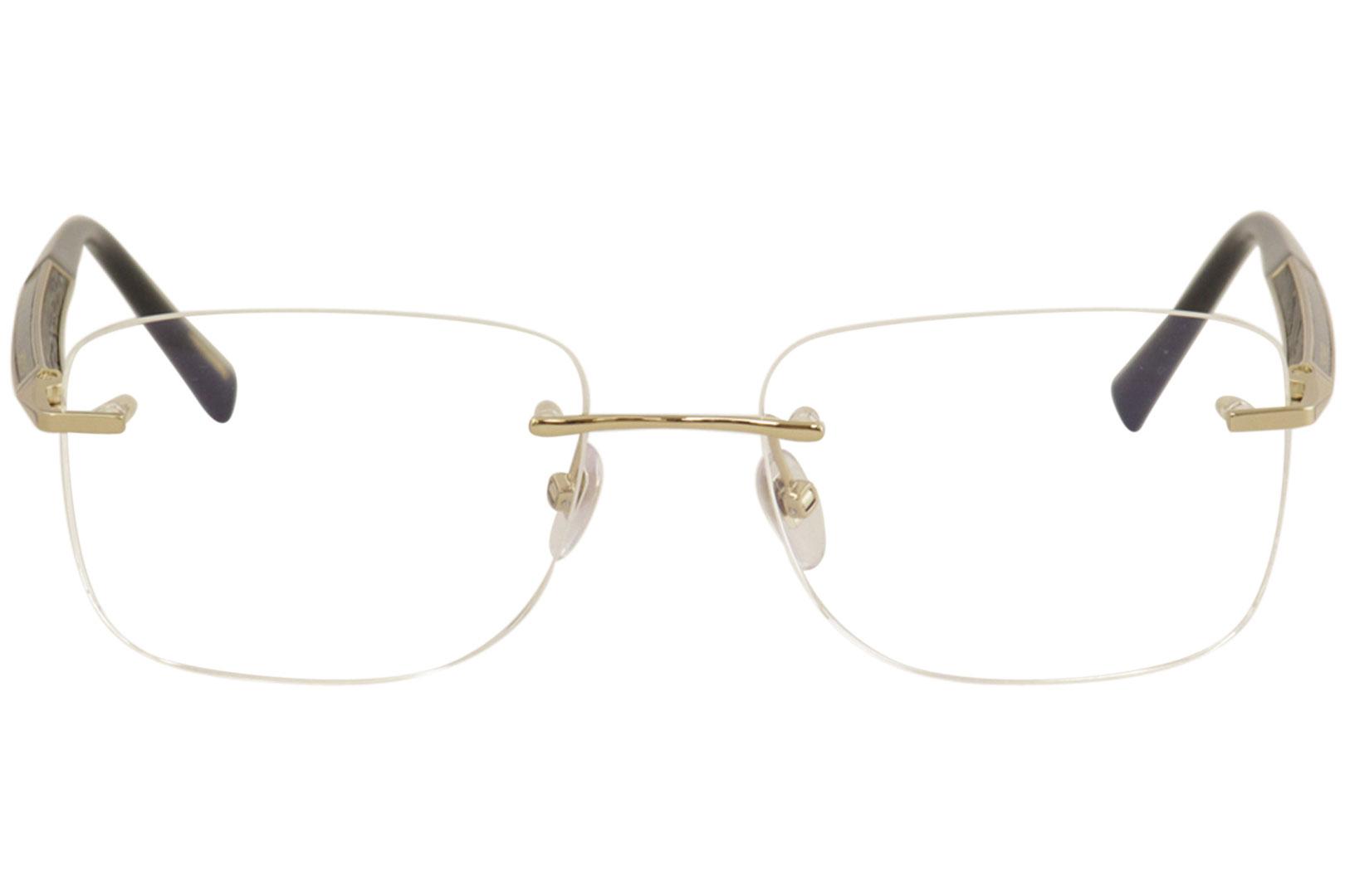 Chopard Men's Eyeglasses VCHC74 VCHC/74 0579 Silver Rimless Optical ...