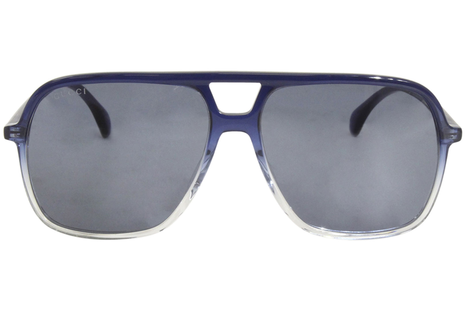 Gucci GG0545S 004 Sunglasses Men's Blue/Blue Lenses Pilot 58mm | JoyLot.com