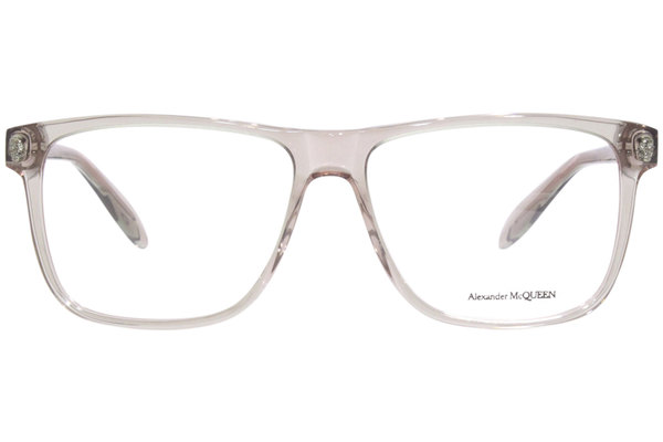  Alexander McQueen AM0247O Eyeglasses Frame Men's Full Rim Rectangular 