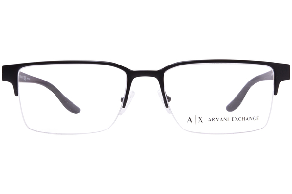  Armani Exchange AX1046 Eyeglasses Frame Men's Semi-Rim Rectangular Shape 