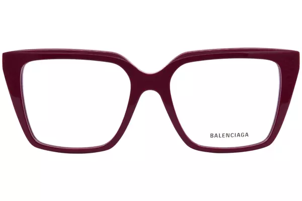 Balenciaga BB0130O Eyeglasses Women's Full Rim Square Shape 