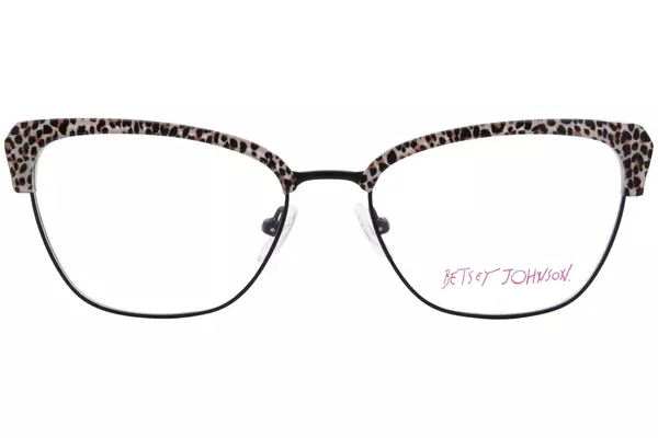  Betsey Johnson She-Devil Eyeglasses Women's Full Rim Cat Eye 