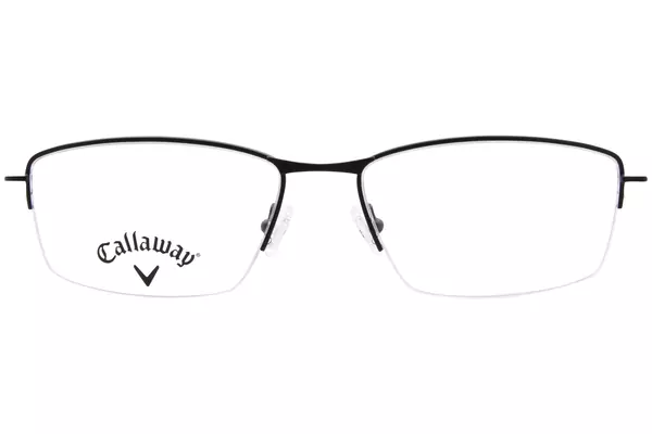  Callaway Berwick Eyeglasses Men's Semi Rim Rectangle Shape 