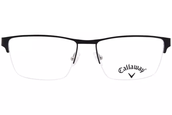  Callaway LA-Cima Eyeglasses Men's Semi Rim Rectangle Shape 