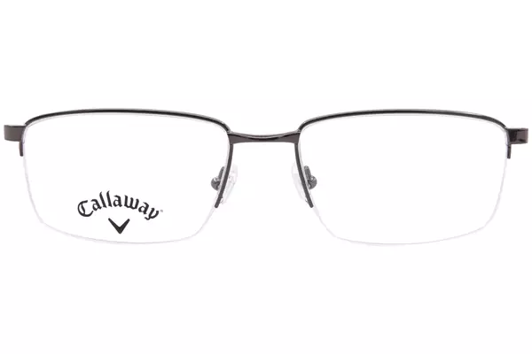  Callaway Somerset Eyeglasses Men's Semi Rim Rectangle Shape 