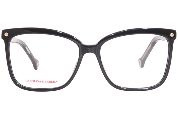  Carolina Herrera CH0012 Eyeglasses Women's Full Rim Rectangle Shape 