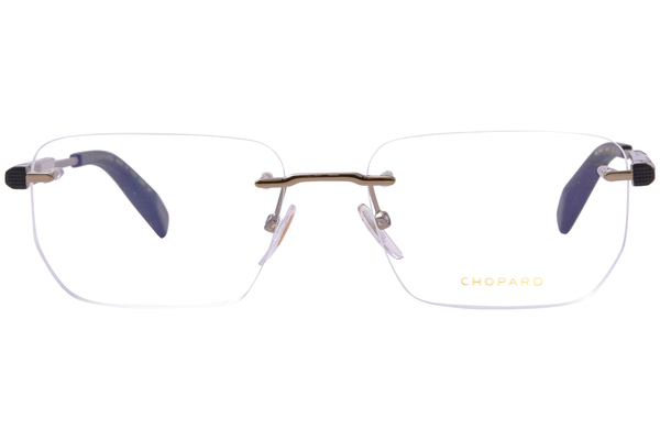  Chopard VCHG07 Eyeglasses Rimless Square Shape 