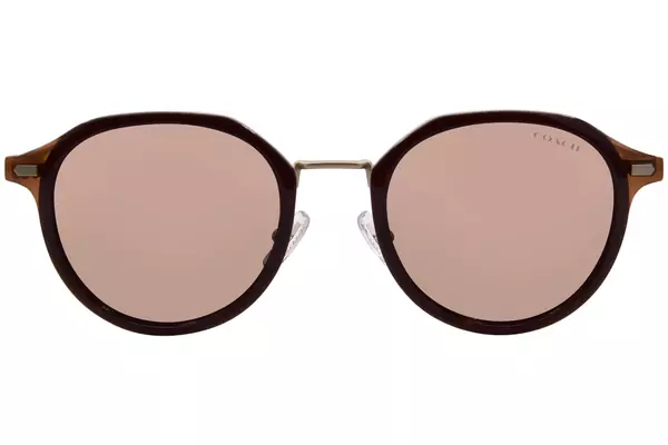  Coach CBZ97 HC7183 Sunglasses Men's Round Shape 