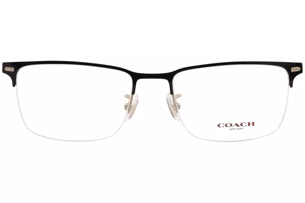  Coach HC5172T Eyeglasses Men's Semi Rim Rectangle Shape 