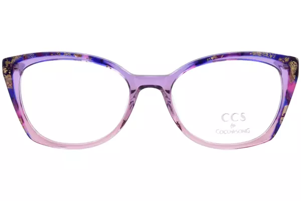  Coco Song CCS256 Eyeglasses Women's Full Rim Rectangle Shape 