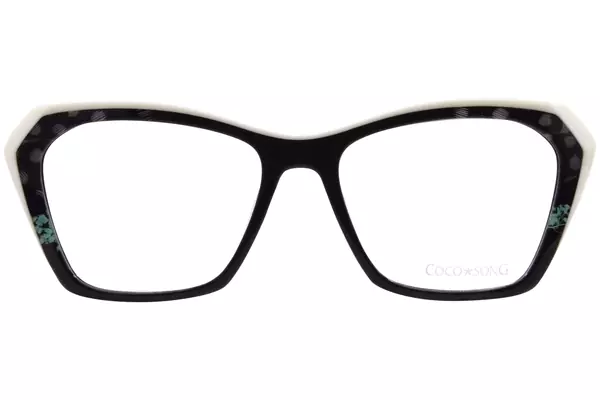  Coco Song Double-Happiness CV302 Eyeglasses Women's Full Rim Butterfly Shape 