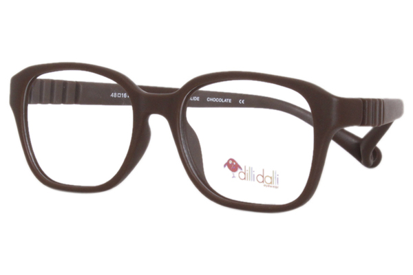  Dilli Dalli Mud-Slide Eyeglasses Youth Full Rim Rectangle Shape 