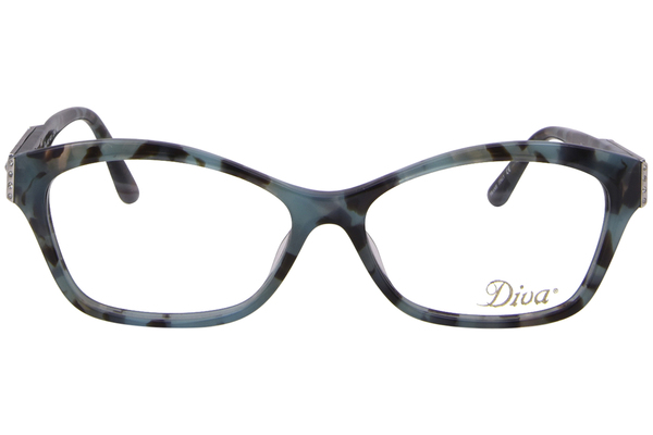 Diva 5492 Eyeglasses Women's Full Rim Cat Eye 