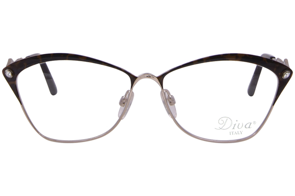  Diva 5539 Eyeglasses Women's Full Rim Cat Eye 