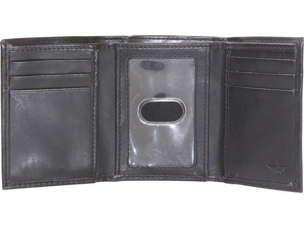  Dockers Men's Trifold Wallet With Zipper RFID Extra Capacity 