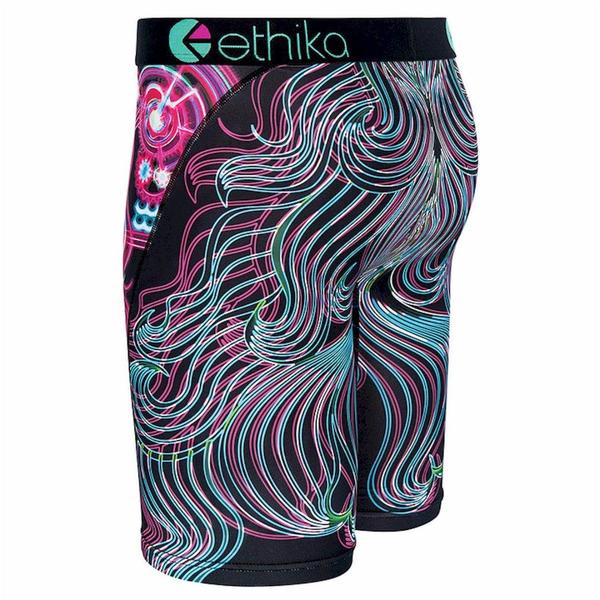 Ethika Men's The Staple Fit Electric Dream Long Boxer Briefs Underwear ...