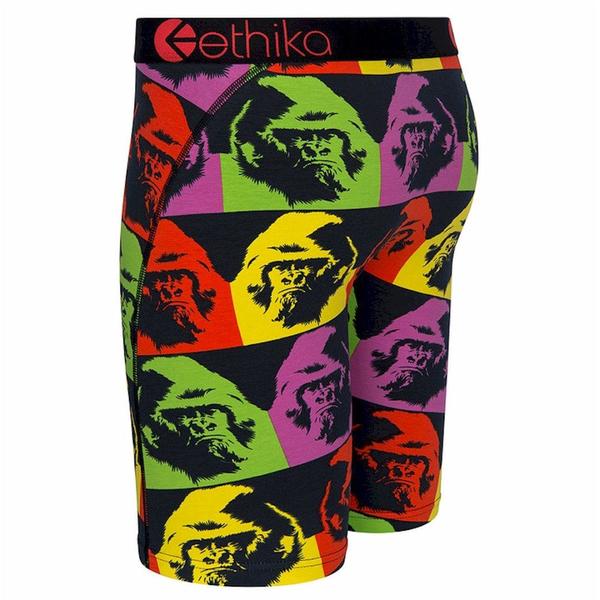  Ethika Men's The Staple Fit Primal Long Boxer Briefs Underwear 