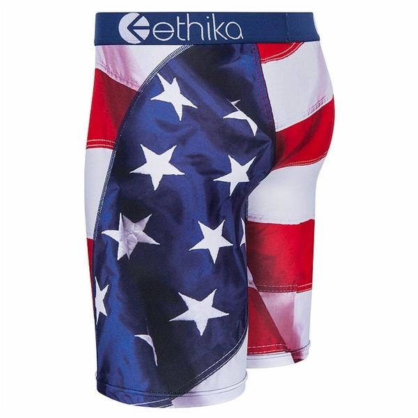  Ethika Men's The Staple Fit Revolt Long Boxer Briefs Underwear 