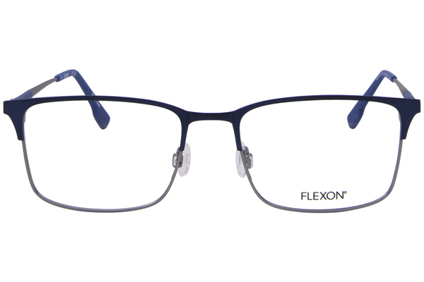  Flexon E1132 Eyeglasses Men's Full Rim Rectangle Shape 