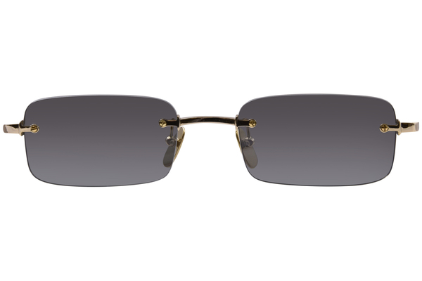  Gucci GG1808S Sunglasses Rimless Rectangle Shape 