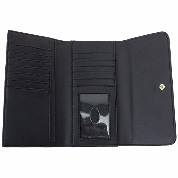  Guess Women's Amber Clutch Tri-Fold Wallet 