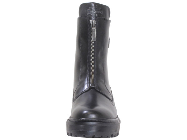  Harley-Davidson Women's Carney-Front-Zip Boots Mid-Calf Shoes 