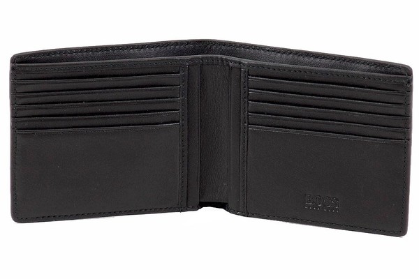  Hugo Boss Men's Hitun Leather Bi-Fold Wallet 