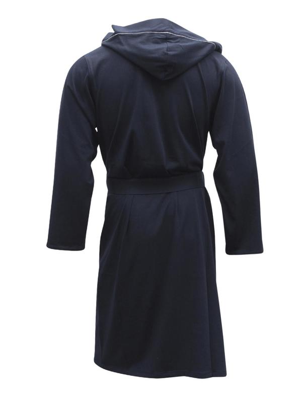  Hugo Boss Men's Identity Hooded Cotton Dressing Gown Robe 