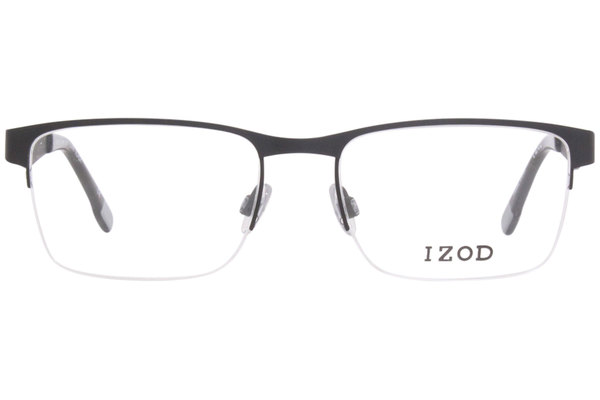  Izod 2090 Eyeglasses Frame Men's Semi Rim Rectangular 