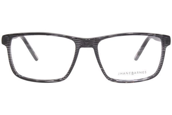  Jhane Barnes Googolplex Eyeglasses Men's Full Rim Rectangle Shape 