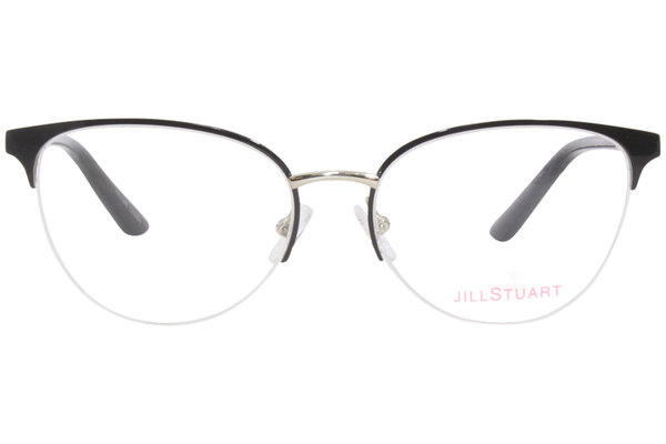  Jill Stuart JS391 Eyeglasses Women's Semi Rim Oval Optical Frame 