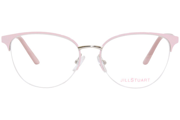  Jill Stuart JS391 Eyeglasses Women's Semi Rim Oval Optical Frame 