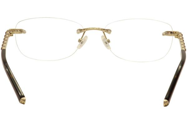 Judith Leiber Couture Women's Eclipse Eyeglasses Rimless Style 