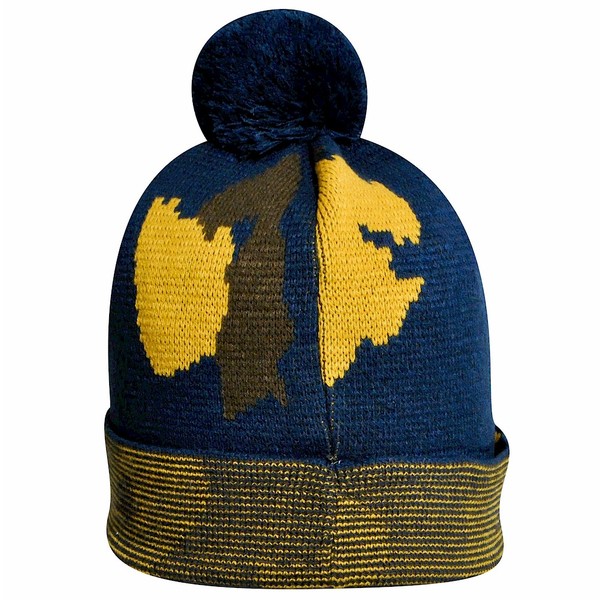  Kangol Men's Crayon Beanie Cap Pull On Hat With Pom Pom (One Size Fits Most) 