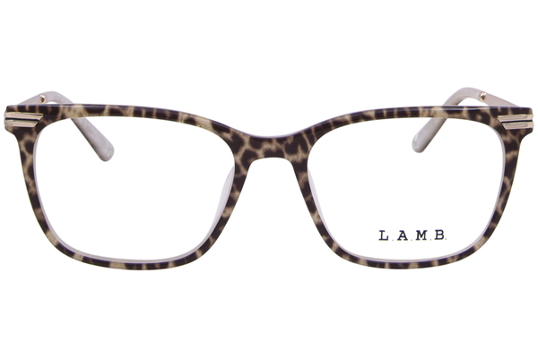  L.A.M.B. LAUF128 Eyeglasses Women's Full Rim Oval Shape 