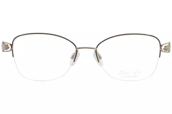  Line Art Opera XL2181 Eyeglasses Women's Semi Rim Square Shape 