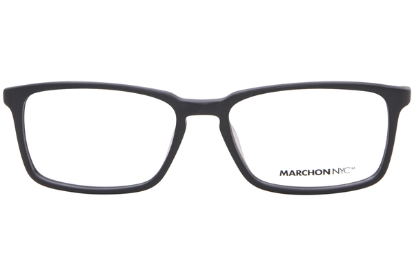  Marchon M-Moore Eyeglasses Men's Full Rim Rectangle Shape 