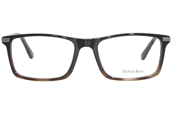  Michael Ryen MR-376 Eyeglasses Men's Full Rim Rectangle Shape 