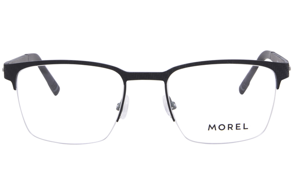  Morel 10212O Eyeglasses Men's Semi Rim Rectangle Shape 