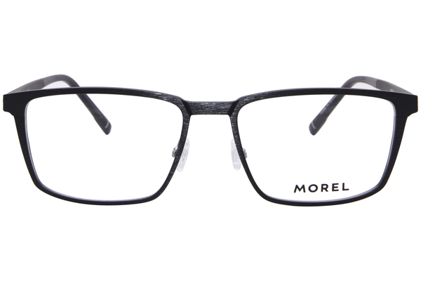  Morel Hallum-4 Eyeglasses Men's Full Rim Rectangle Shape 