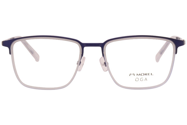  Morel OGA 10124O Eyeglasses Men's Full Rim Rectangular Optical Frame 
