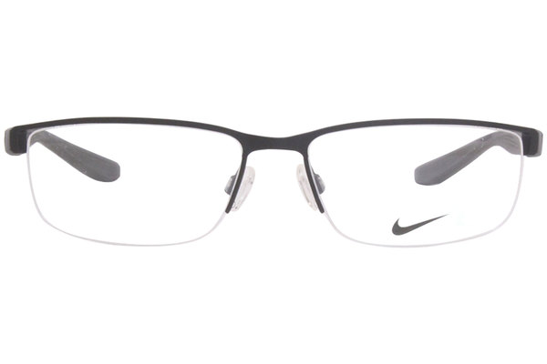  Nike 8172 Eyeglasses Frame Men's Semi Rim Rectangular 