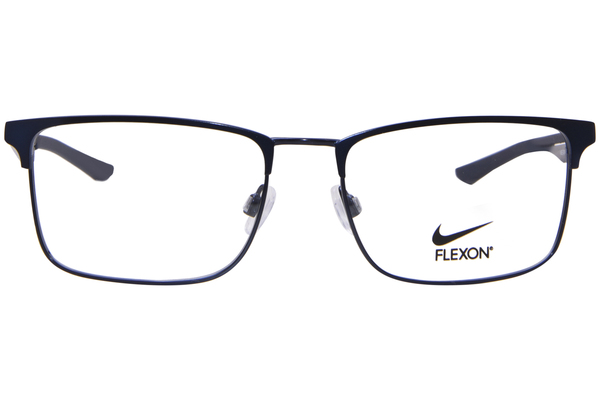  Nike Flexon 4314 Eyeglasses Men's Full Rim Rectangle Shape 