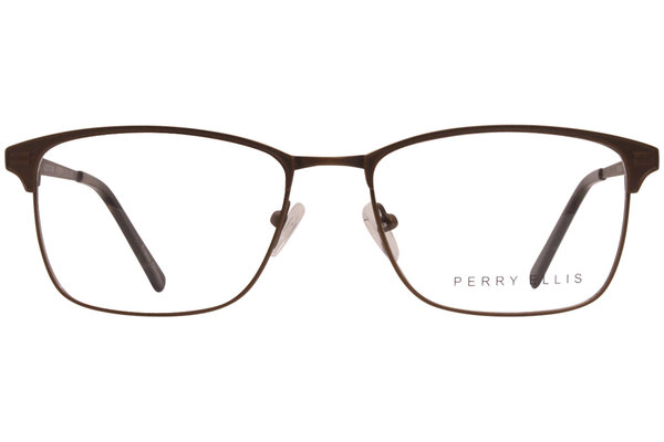  Perry Ellis PE438 Eyeglasses Men's Full Rim Rectangular Optical Frame 
