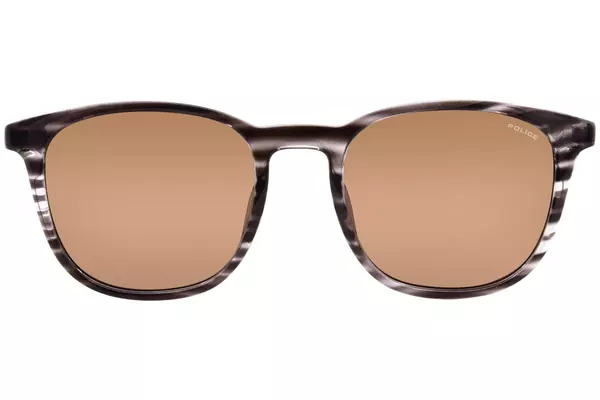  Police SPLF18E Sunglasses Men's Round Shape 