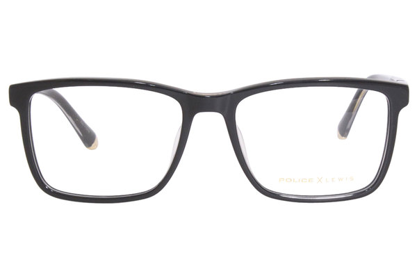  Police VPLC52 Eyeglasses Men's Full Rim Rectangular Optical Frame 