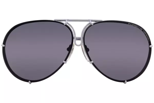  Porsche Design P8478 P'8478 Sunglasses Pilot w/Extra Interchangeable Lenses 