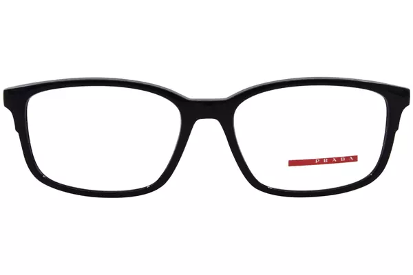  Prada Linea Rossa PS 01PV Eyeglasses Men's Full Rim Pillow Shape 