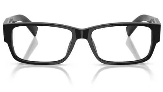  Prada PR B09V Eyeglasses Men's Full Rim Rectangle Shape 