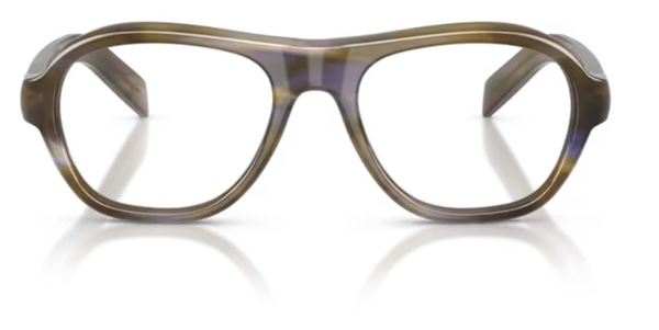  Prada PR C12V Eyeglasses Women's Full Rim Pillow Shape 